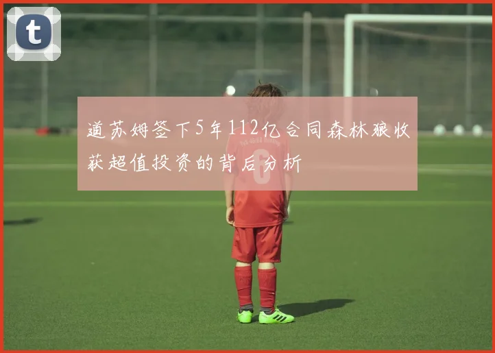 道苏姆签下5年112亿合同森林狼收获超值投资的背后分析